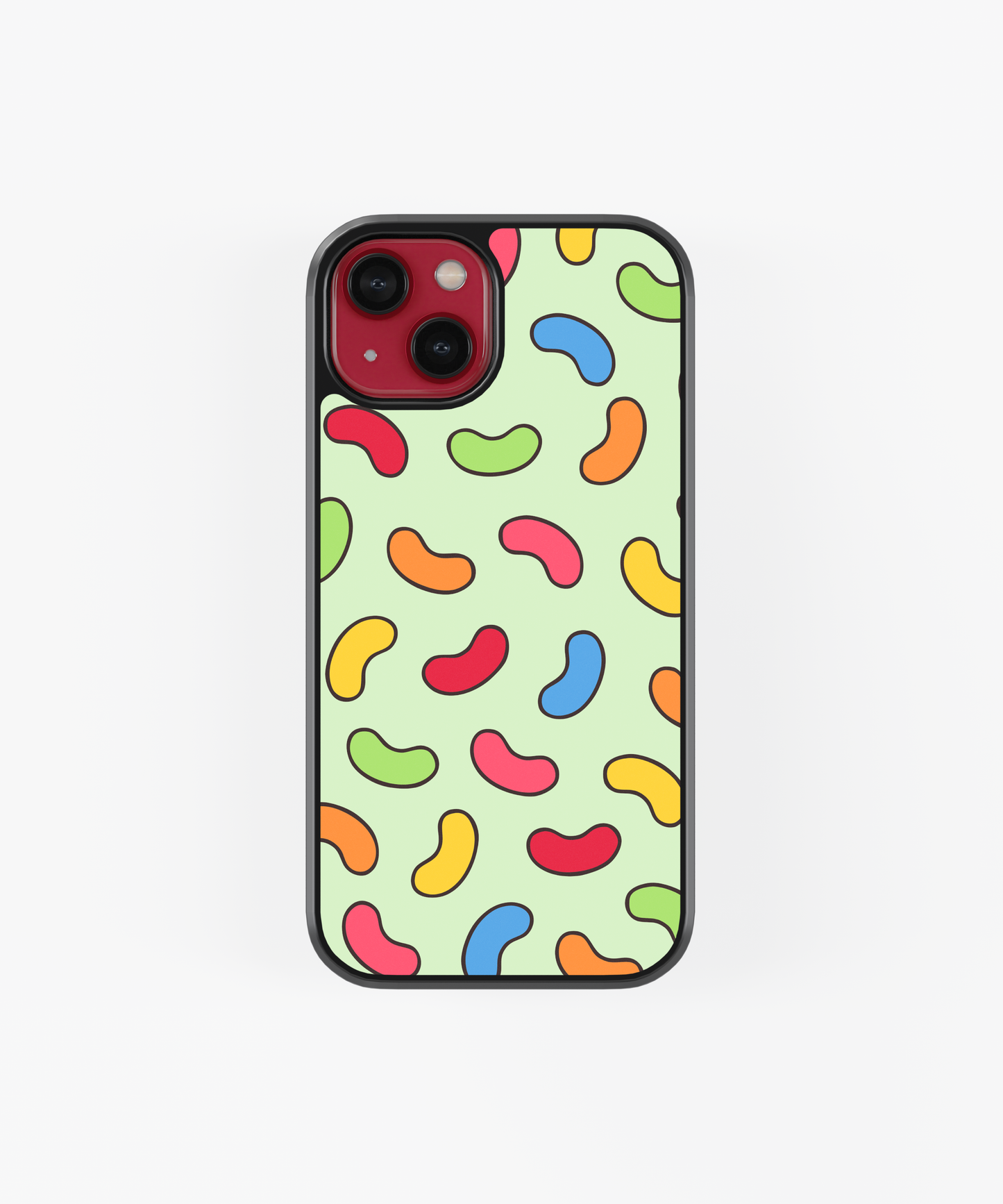 Jellybeans Pattern on Mint Mobile phone case