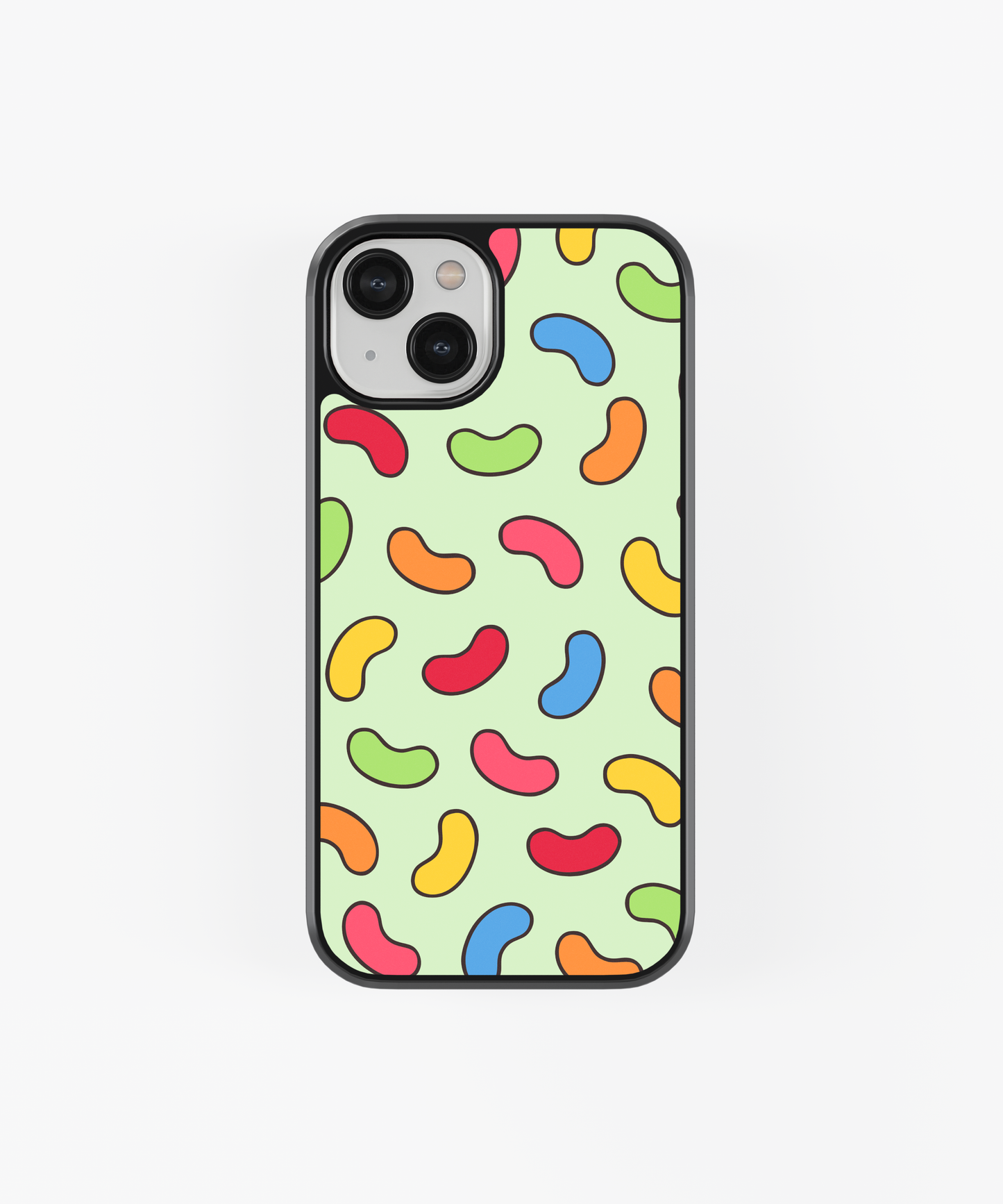 Jellybeans Pattern on Mint Mobile phone case